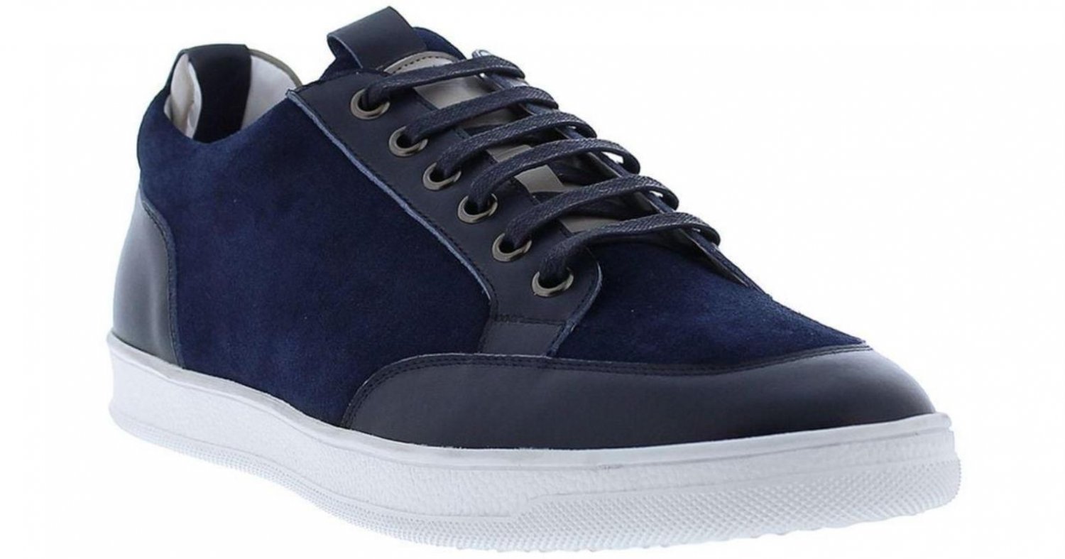 English Laundry Blue Kobi Lace Up Fashion Sneakers for men