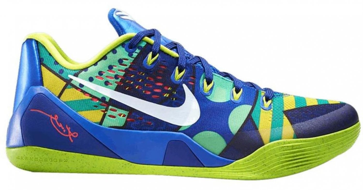 Nike Blue Kobe 9 Em 'brazil' Shoes - Size 13 for men