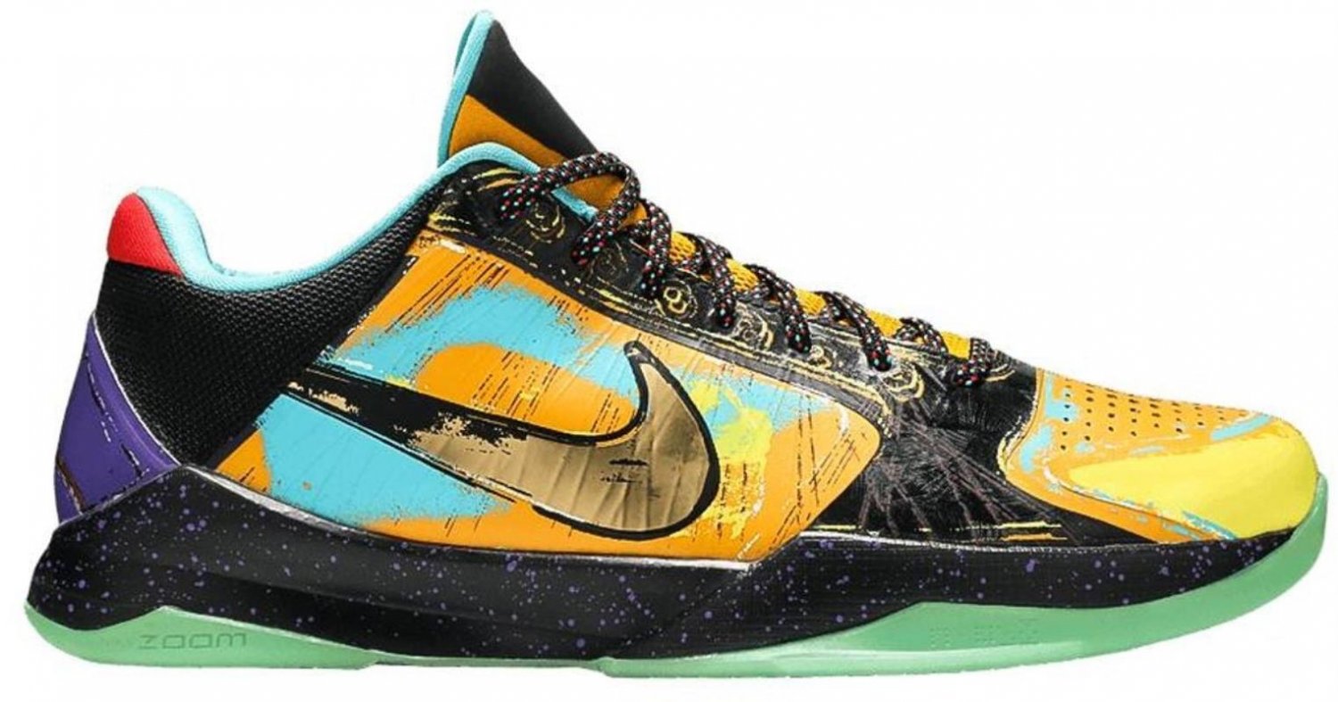 Nike Multicolor Zoom Kobe 5 'prelude' Shoes - Size 11.5 for men