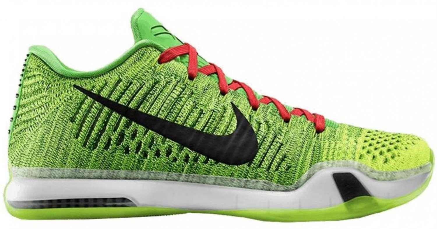 Nike Green Kobe 10 Elite 'grinch' Id for men
