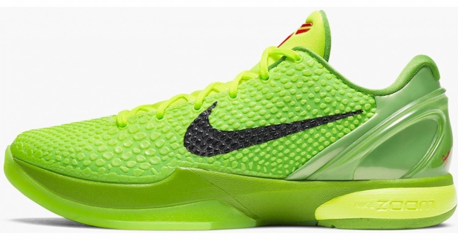 Nike Green Kobe 6 Protro "grinch" Shoes for men