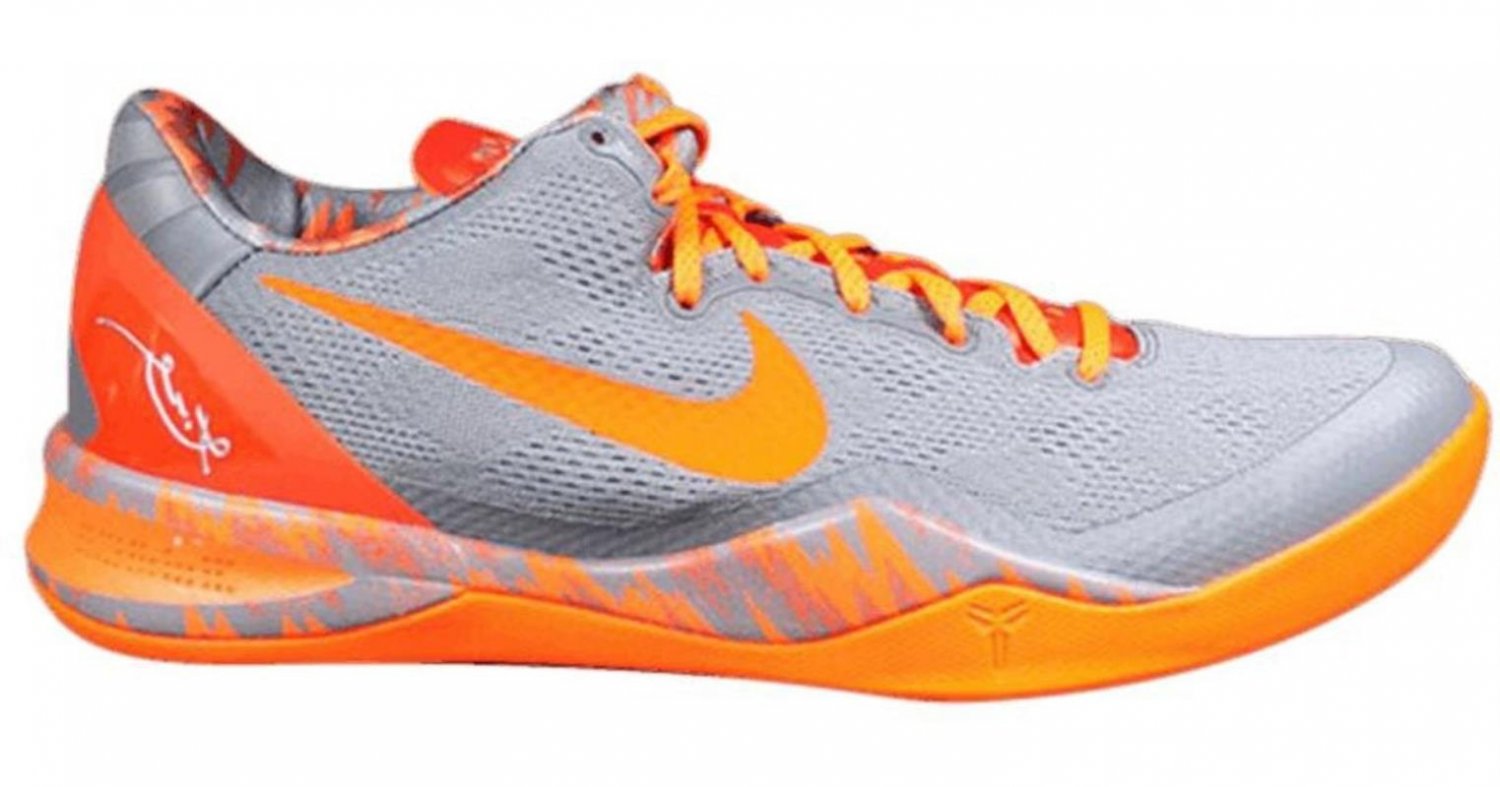 Nike Gray Kobe 8 System 'philippines Pack - Grey Team Orange' for men