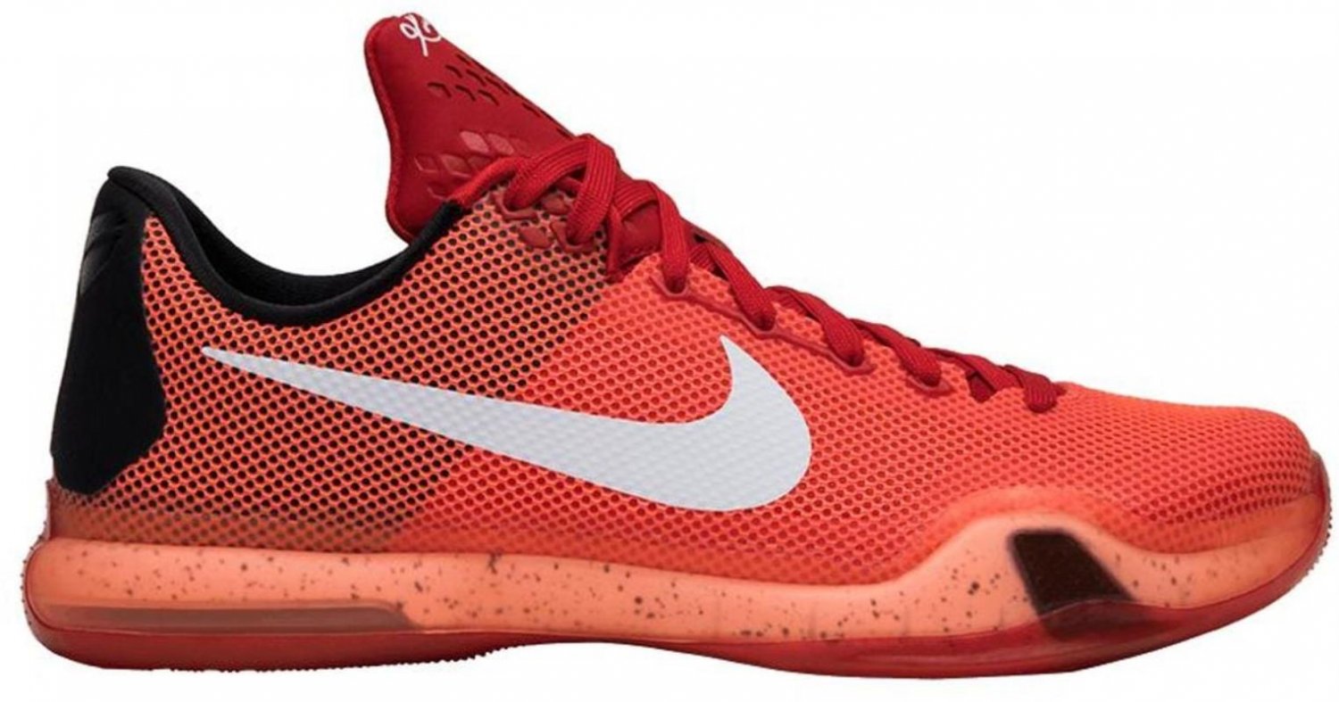 Nike Red Kobe 10 'majors' for men