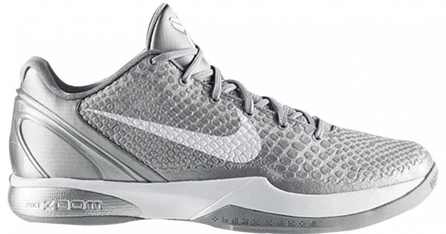Nike Gray Zoom Kobe 6 'wolf Grey' for men