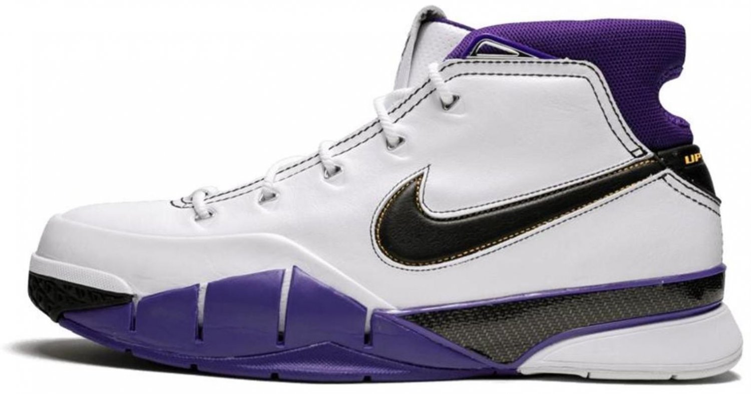 Nike White Kobe 1 Protro '81 Point Game' Shoes for men