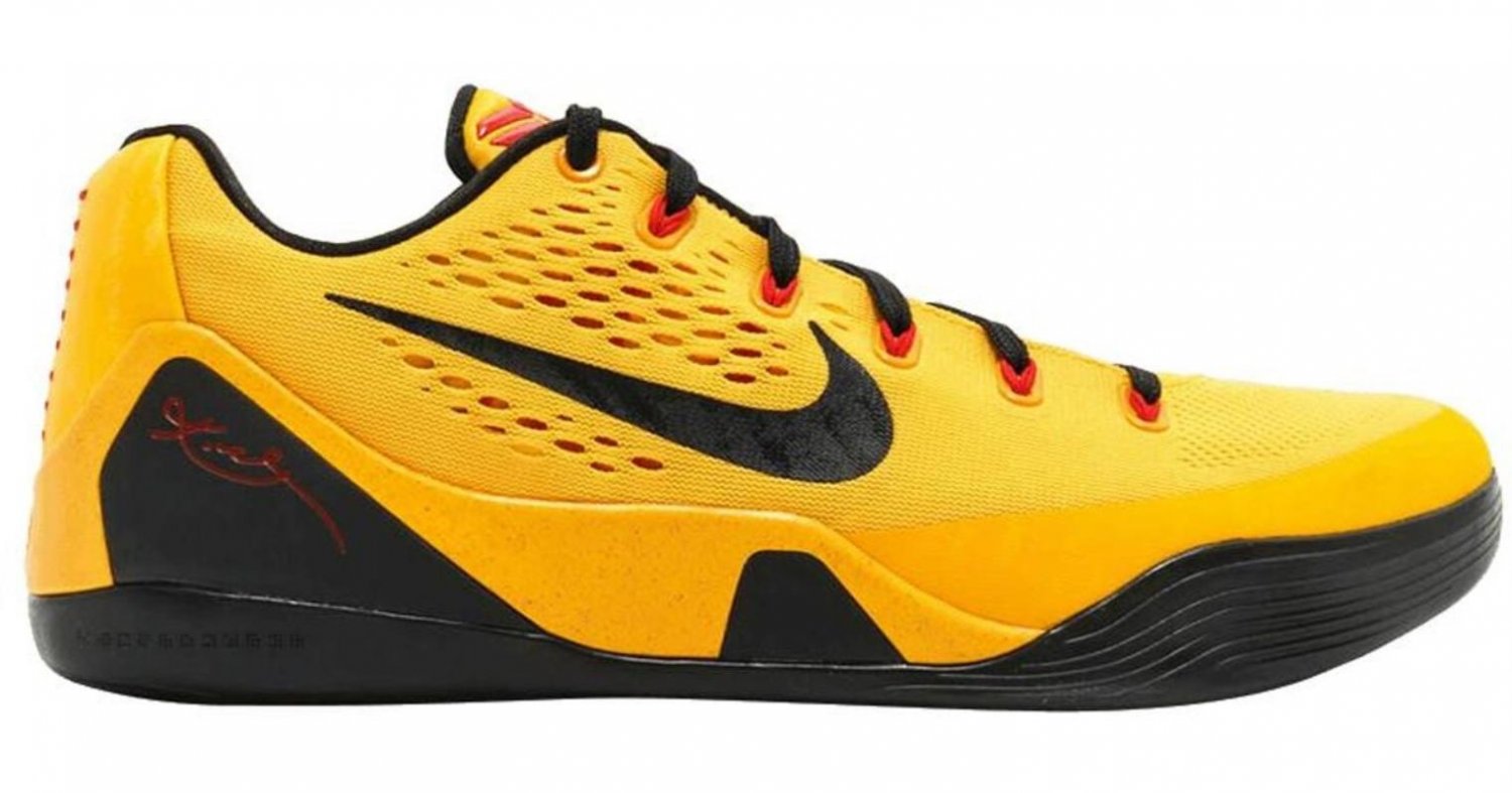 Nike Yellow Kobe 9 Em Xdr 'bruce Lee' for men